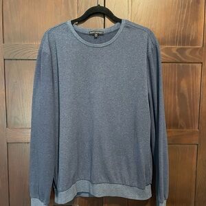 ROBERT BARAKETT | Cavendish Long Sleeve Crew in Blue Night